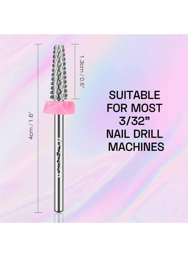 Depvko 【New Arrivals Of 2025】3/32'' Multifunctional Nail Drill Bits: Carbide Drill Bits, Quick Removal, Shaping And Straightening Acrylic Gel Nails, Precise Control, For Beds, Salon Manicure Pedicure - Image 5