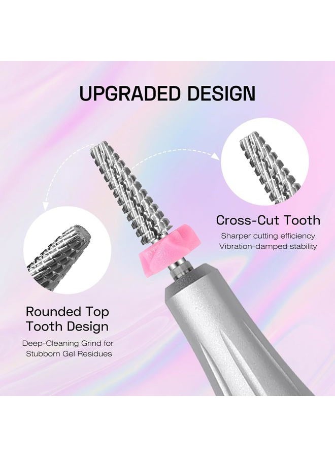 Depvko 【New Arrivals Of 2025】3/32'' Multifunctional Nail Drill Bits: Carbide Drill Bits, Quick Removal, Shaping And Straightening Acrylic Gel Nails, Precise Control, For Beds, Salon Manicure Pedicure - Image 4