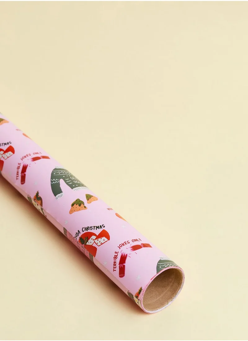 Typo Christmas Wrapping Paper Roll