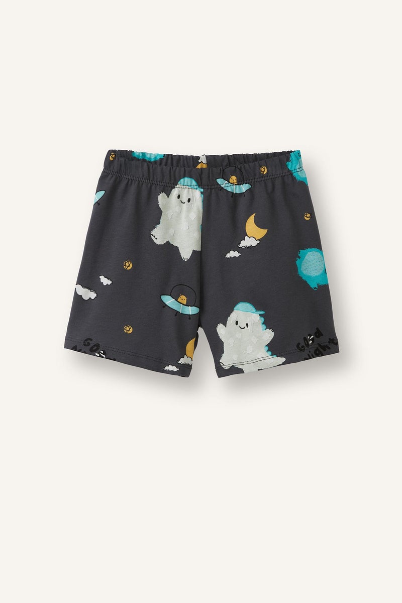 DeFacto Grey BabyBoy Baby Boy 100% Cotton Patterned 2 Piece Pajama Set Casual - Image 5