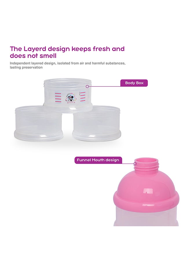 3-Layers Non-Spill Stackable Feeding Dispenser Container - Image 2