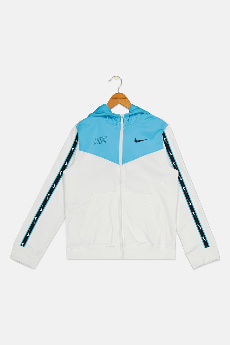 Nike Kids Boy Brand Logo Outdoor Full Zip Sweatshirt, Multicolor - Image 1