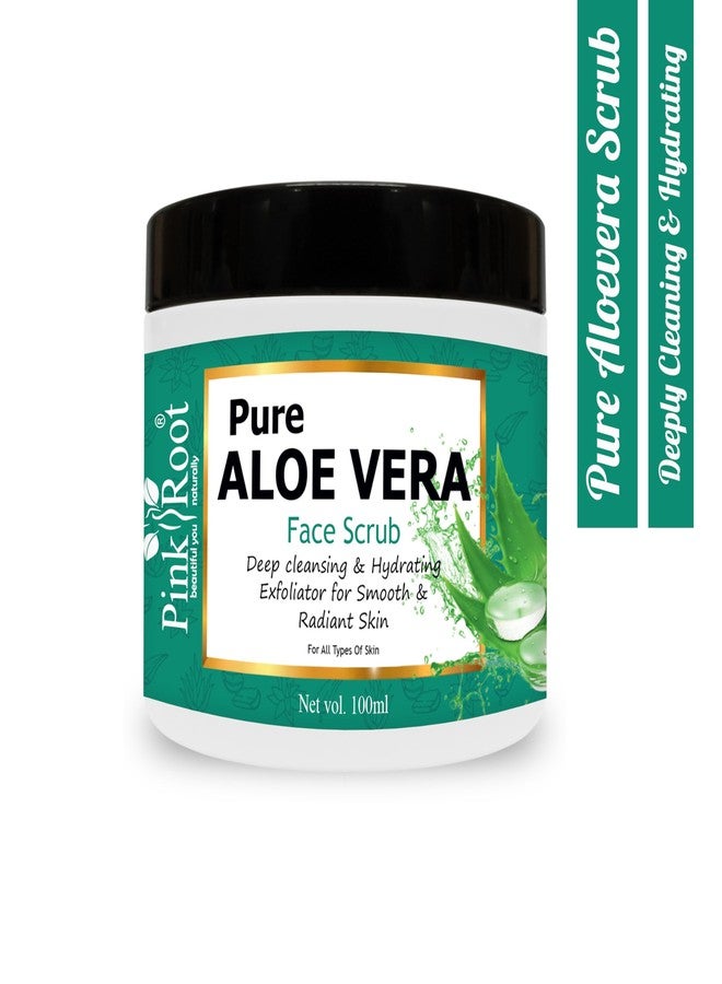 Pink Root Aloe Vera Scrub Enriched with Multi-fruit Enzyme Scrub (100 ml) for Acne, Scars, Glowing & Radiant Skin - Image 2