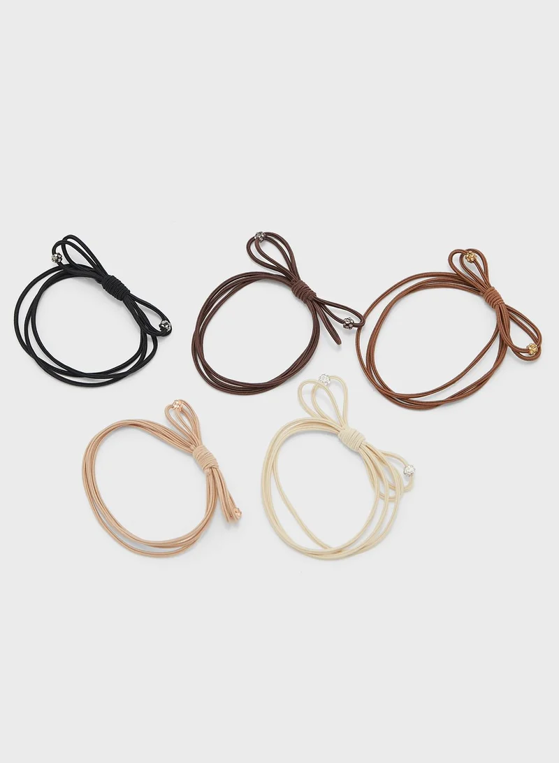 Ginger 5 Pack Hair Tie Set
