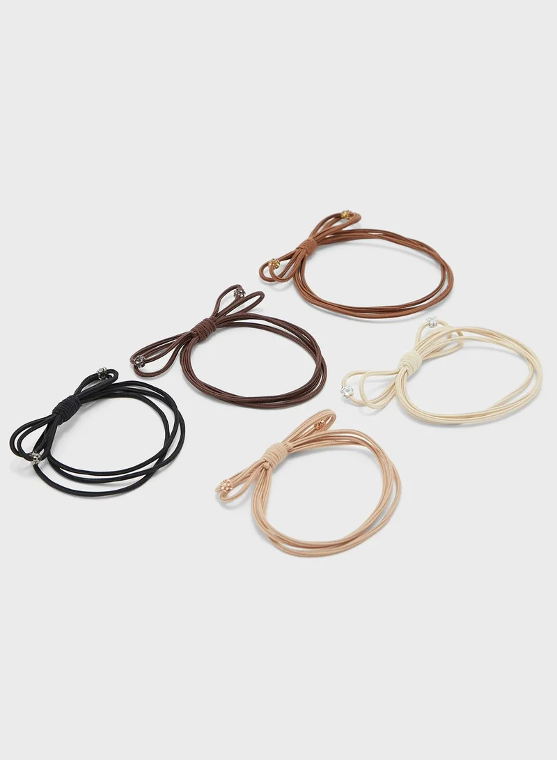 Ginger 5 Pack Hair Tie Set