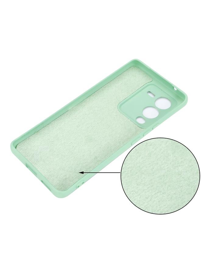 إيروريكس جراب لهاتف vivo V25 Pro Global مصنوع من السيليكون السائل المقاوم للصدمات والتغطية الكاملة بلون نقي - Image 5