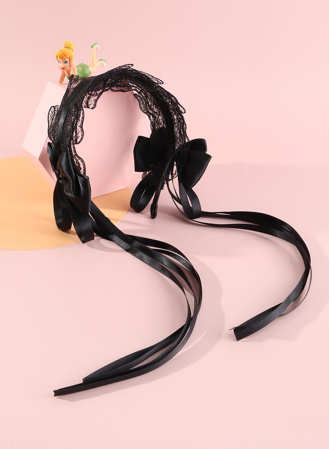 Take Two Solid Bow Detail Headband - Image 1