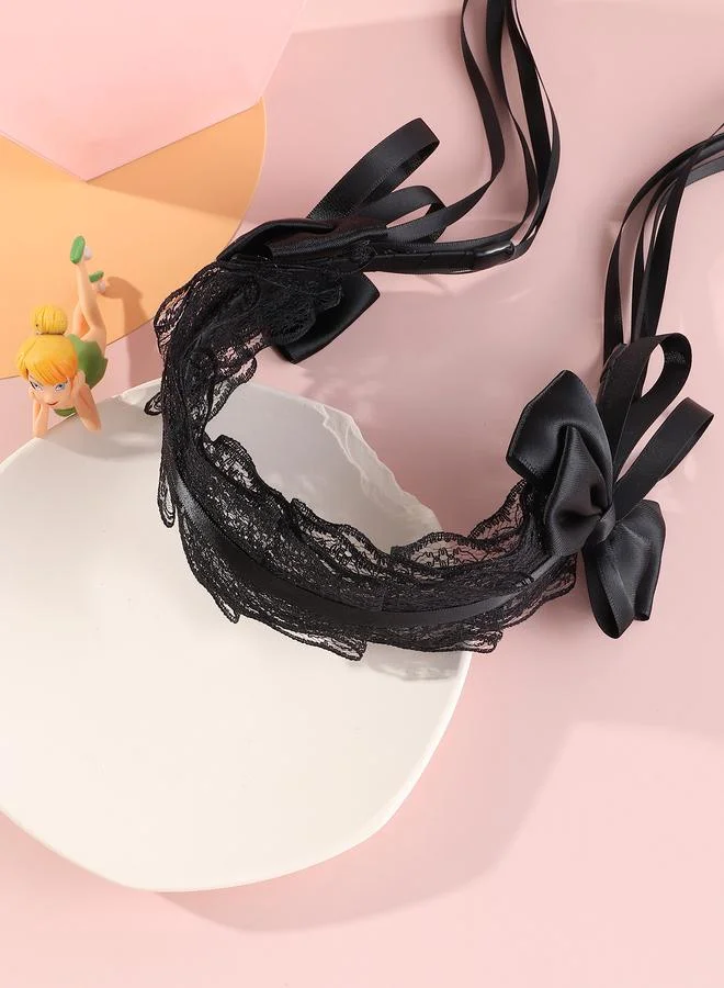 تايك تو Solid Bow Detail Headband