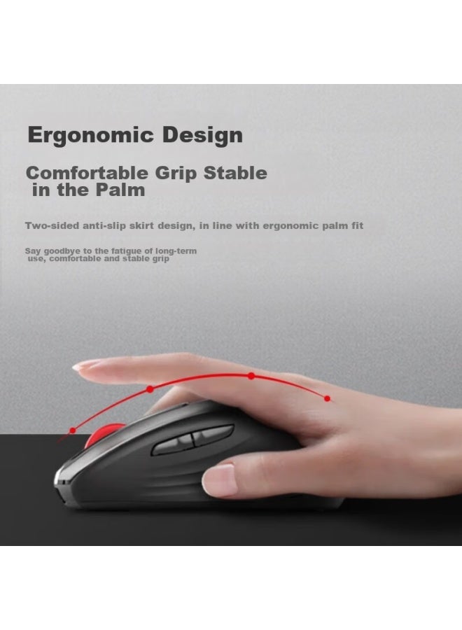 Thinkpad Lenovo Wireless Quiet Mouse, Ergonomic Design, Gaming And Office Mouse, High-precision Engine Suitable For Various Scenarios - Image 4