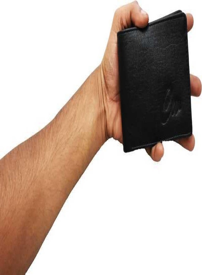 Men & Women Wallet (5 Card Slots) CARDPOCKET Black SHOPSY_CW - Image 2