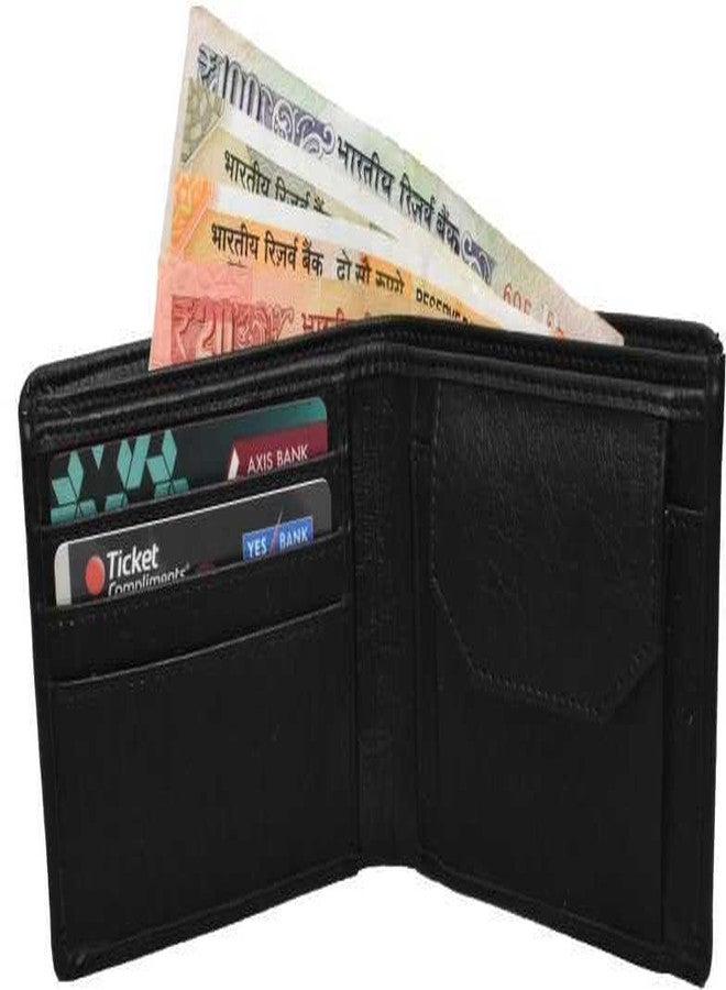 Men & Women Wallet (5 Card Slots) CARDPOCKET Black SHOPSY_CW - Image 3