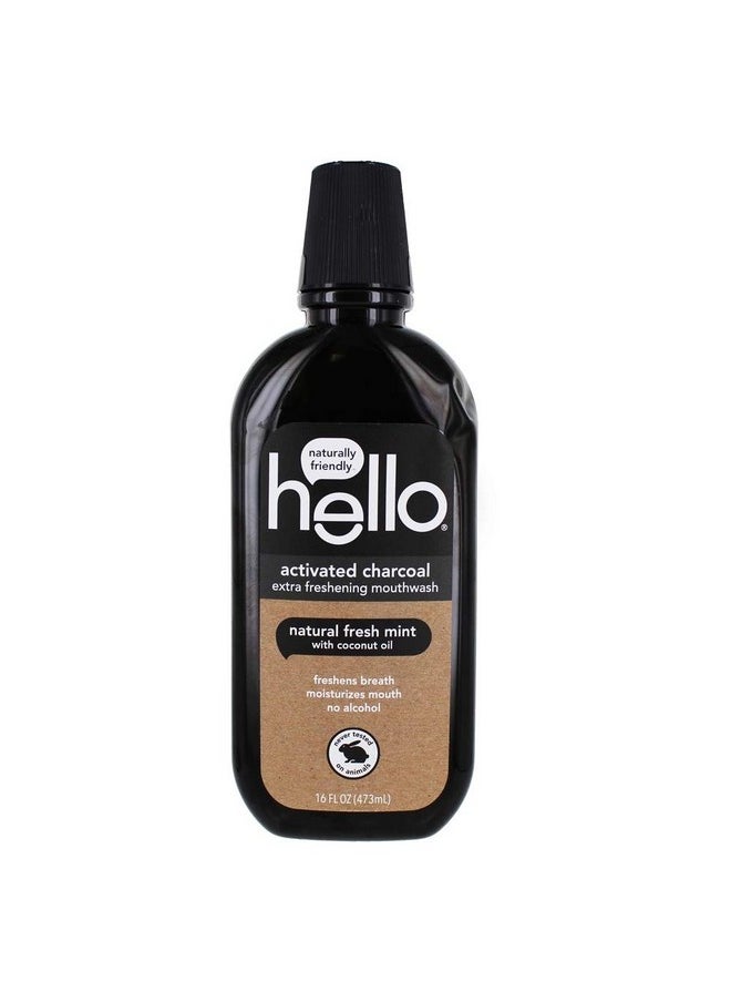 Hello Hello Oral Care Fluoride Free Antiplaque and Whitening Toothpaste, Vegan & SLS Free, Natural Peppermint with Tea Tree Oil & Coconut Oil, 16 Ounce 
