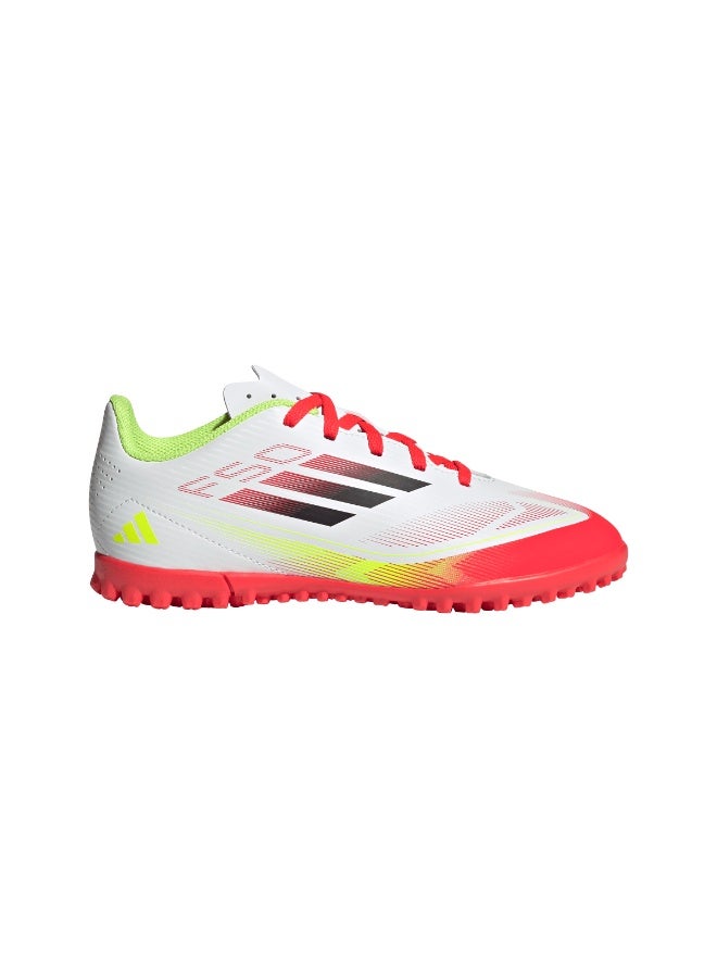 Adidas F50 Club Turf Boots Kids - White/Mercury Red - Image 1