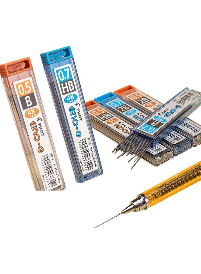 Pilot Mechanical Pencil Lead Refills, Durable And Break-Resistant, Pl-7Enog, 0.7Mm, 2B, 48 Pieces/Tube, 2 Tubes - Image 2