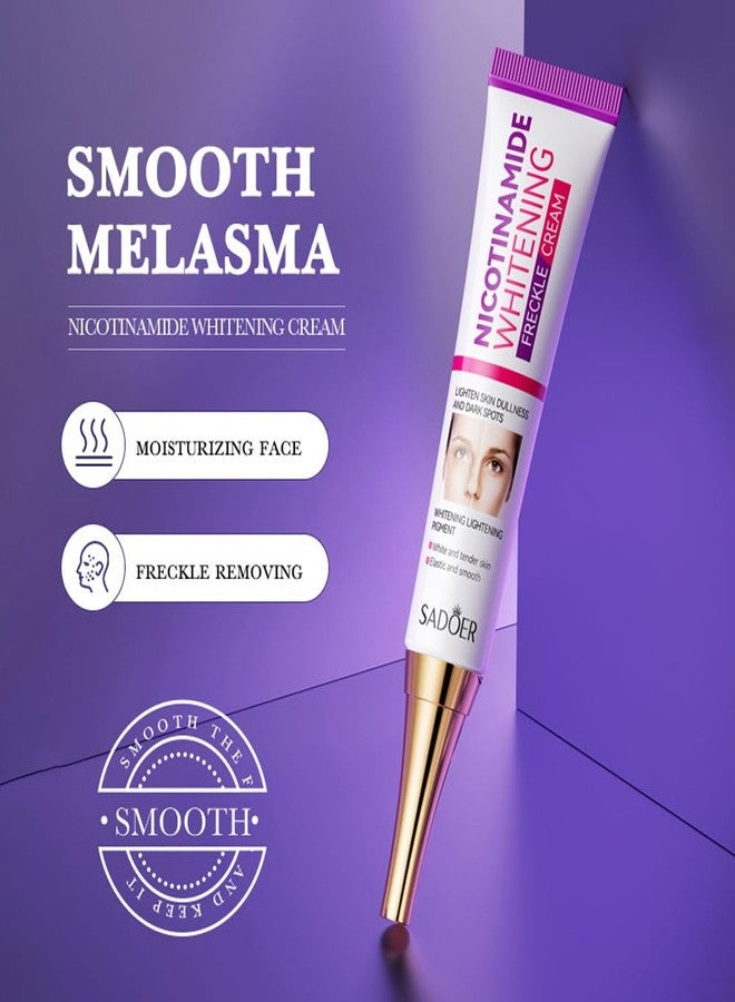 paminify كريم إزالة البقع الداكنة للوجه من باميني في، كريم تفتيح النمش بالنيكوتيناميد، كريم تفتيح الجسم للبشرة الباهتة، نتائج مرئية خلال 28 يومًا، نعومة الكلف، مصحح البقع الداكنة الناتجة عن فرط التصبغ، 0.7 أونصة - Image 4