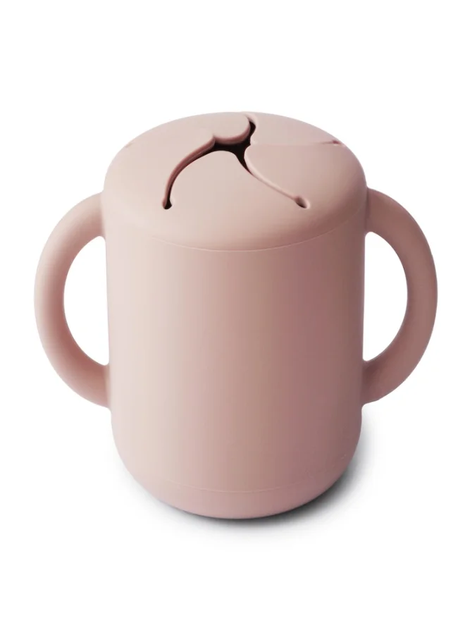 mushie Silicone Snack Cup Blush
