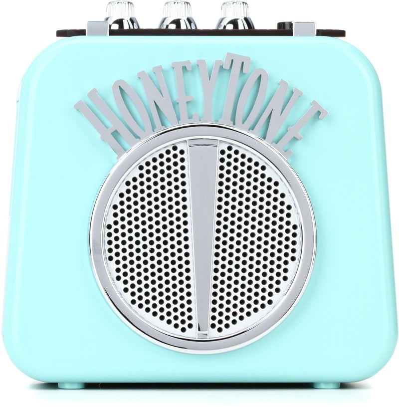 Danelectro Honeytone N-10 Guitar Mini Amp, Aqua - Image 2