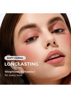 SACE LADY SACE LADY Blush Stick for Cheeks, Cream Blush Makeup Easy to Blend & Long Lasting, Smooth Natural Make Up for Face Eyes Lips (03 Soft Cora, 1pc)  - Image 2