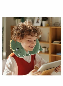 Excefore Neck Pillow for Traveling Memory Foam Dinosaur Travel Pillow Accessory for Airplane Travel, Road Trip Neck, Chin Support Stops Head From Falling Forward Washable  - Image 4