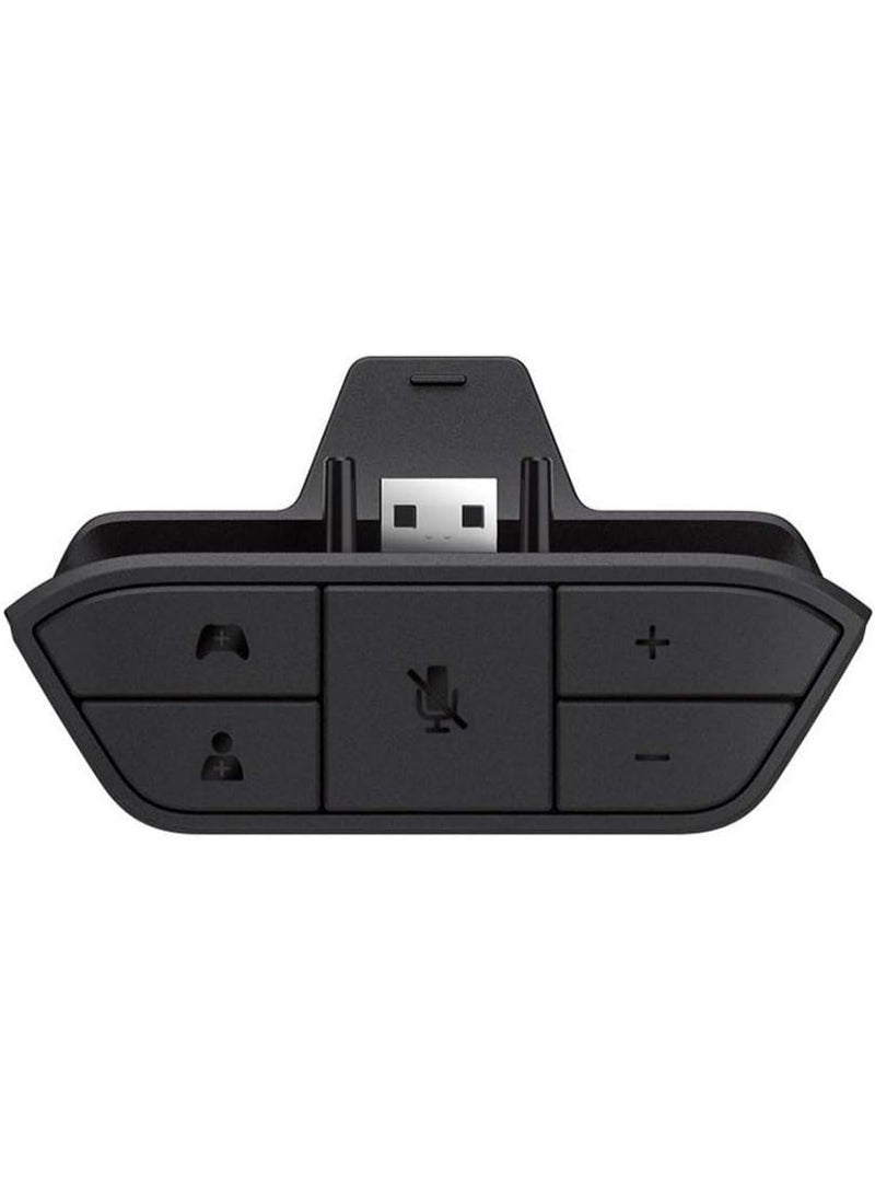 محول سماعة رأس لأجهزة تحكم Xbox One/Series X/S/Elite، محول سماعة رأس ستيريو للألعاب مع دعم مقبس 3.5 ملم، تحكم في مستوى الصوت ومزج الدردشة، وظيفة كتم صوت الميكروفون - Image 1