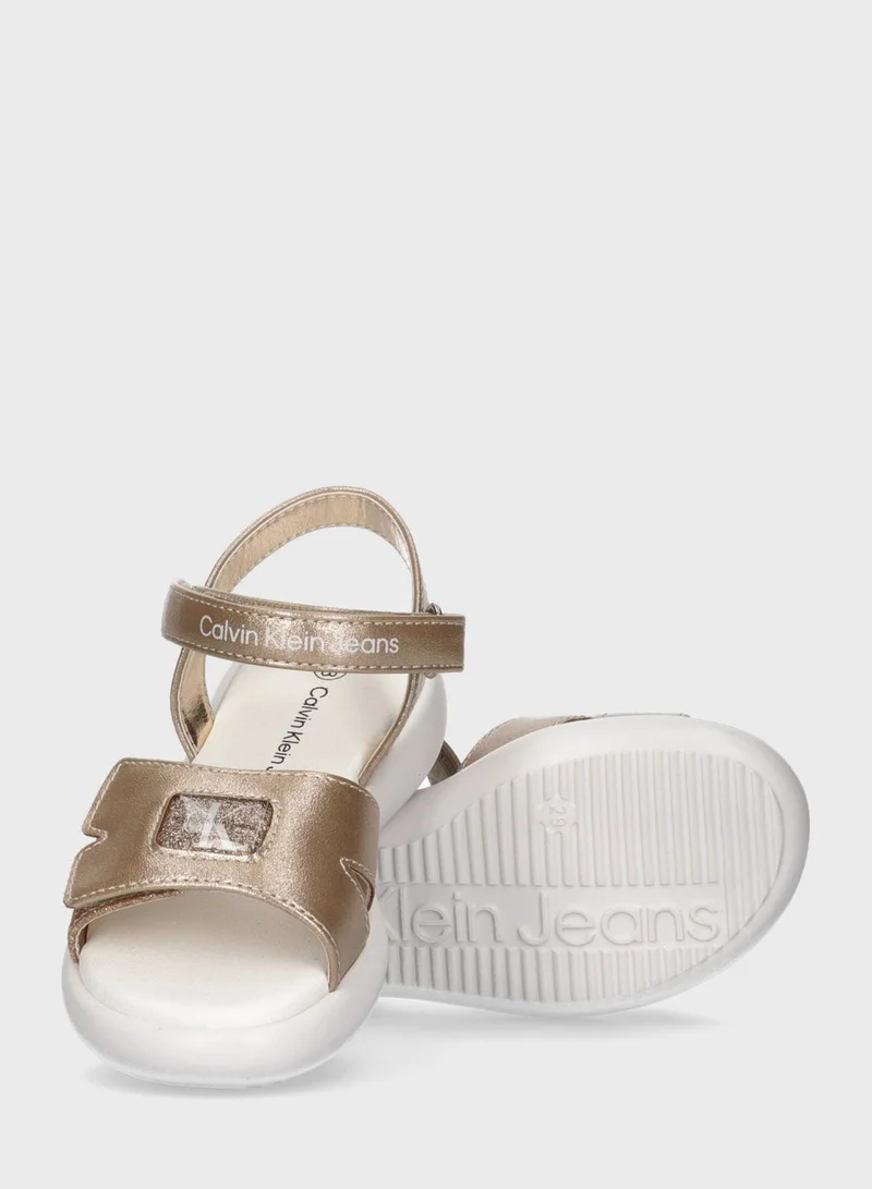 Calvin Klein Jeans Kids Velcro Sandals
