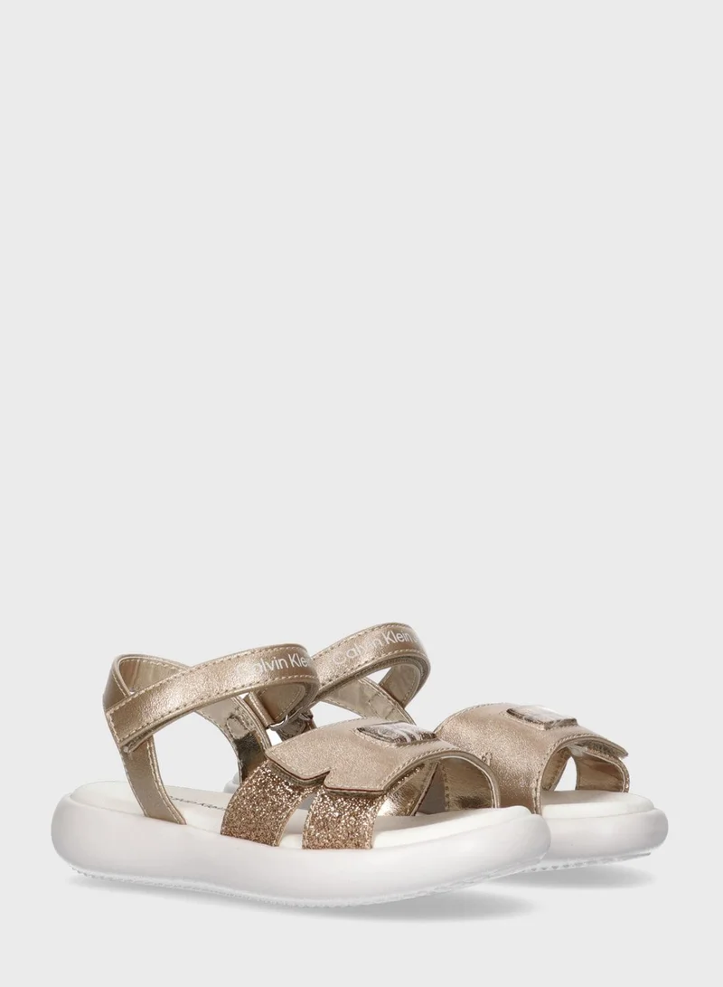 Calvin Klein Jeans Kids Velcro Sandals