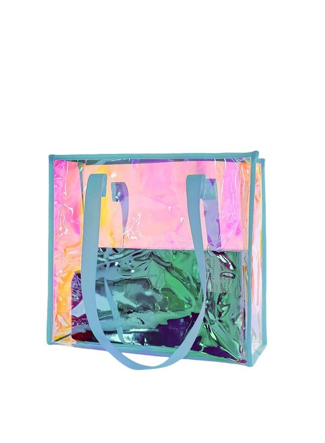 Kasepie Iridescent Hot Pink Handbag Ladies, Girls Storage Bag for the Gym, Daily Life, Measuring 13.78 * 4.72 * 12.2 inches, 299-21, Large - Image 1