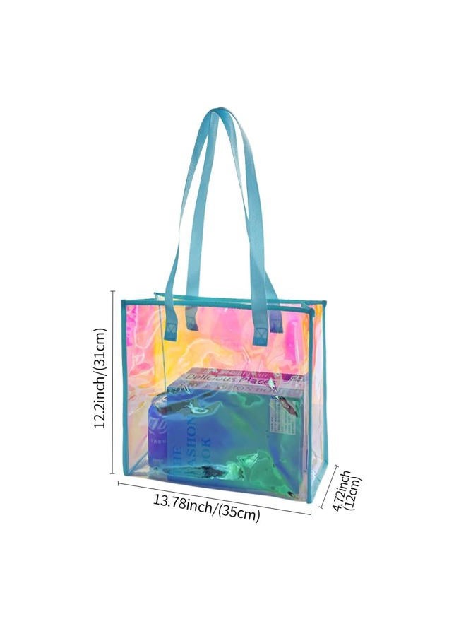 Kasepie Iridescent Hot Pink Handbag Ladies, Girls Storage Bag for the Gym, Daily Life, Measuring 13.78 * 4.72 * 12.2 inches, 299-21, Large - Image 3
