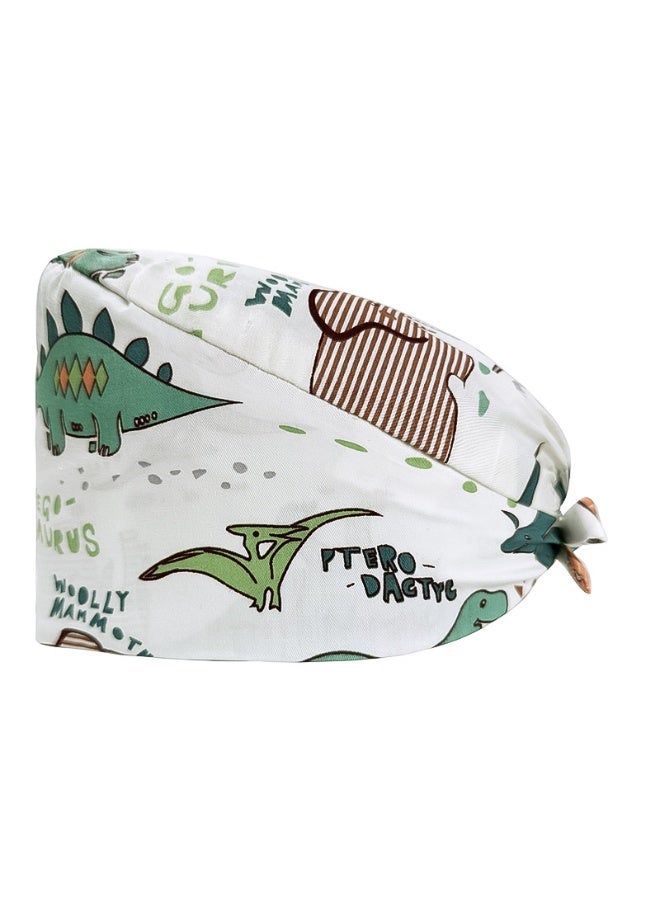 NIBEMINENT Scrubs Cap  Cotton Print Surgery Scrub Hats Nurse Caps Medical Accessories Beauty Salon Pet Shop Lab Work Hat Chef Hat