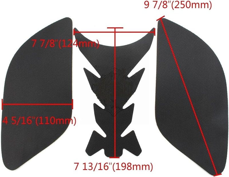Anti Slip Fuel Tank Pad Protector Stickers Knee Grip Side Decals For Yamaha YZF R15 2017 2018 Motorcycle Size A1 - Image 4