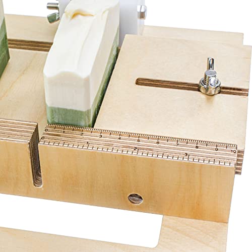 Hepgodin Wooden Soap Cutter for Soap Making Supplies Adjustable Wire Slicer Cutting Tool Handmade - Image 2