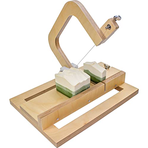 Hepgodin Wooden Soap Cutter for Soap Making Supplies Adjustable Wire Slicer Cutting Tool Handmade - Image 4
