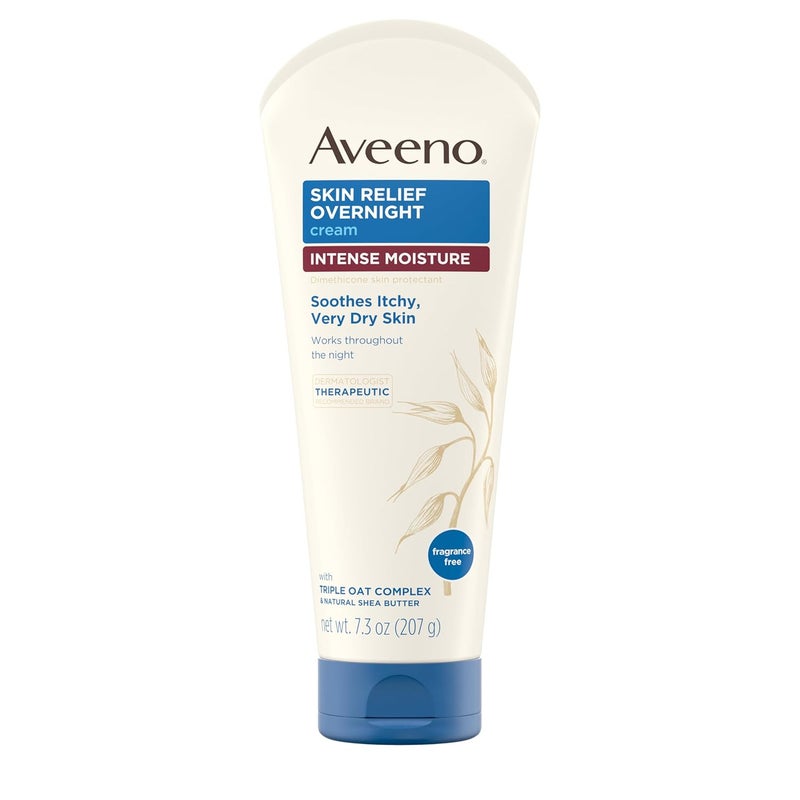 Aveeno Aveeno Active Naturals Intense Relief Overnight Cream73 oz Pack of 3 - Image 1