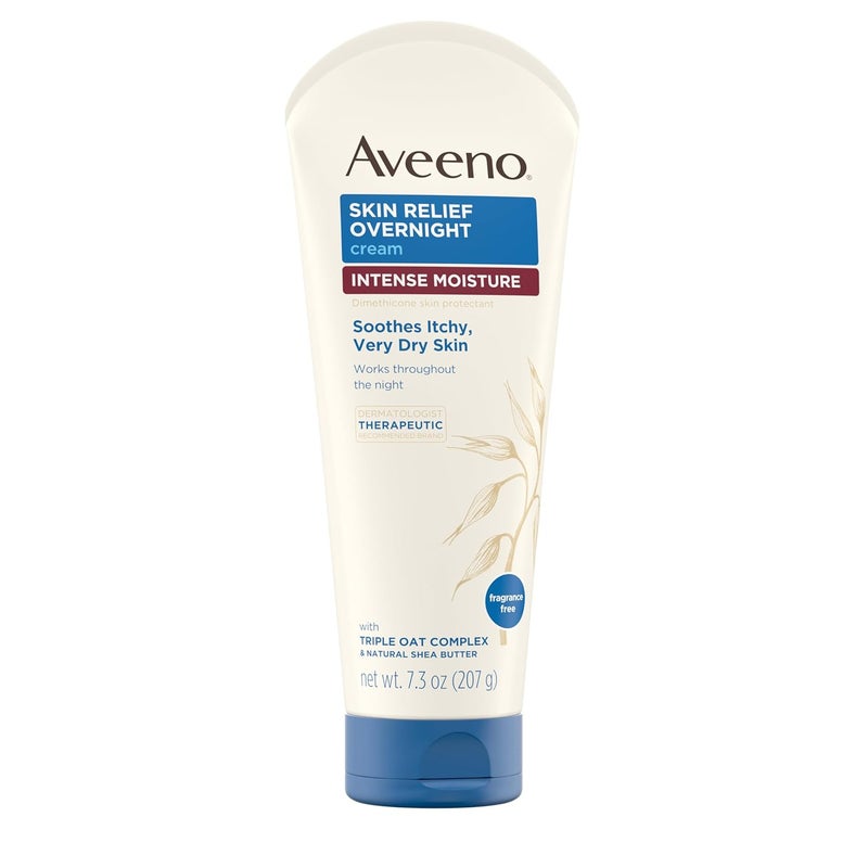 Aveeno Aveeno Active Naturals Intense Relief Overnight Cream73 oz Pack of 3 - Image 5
