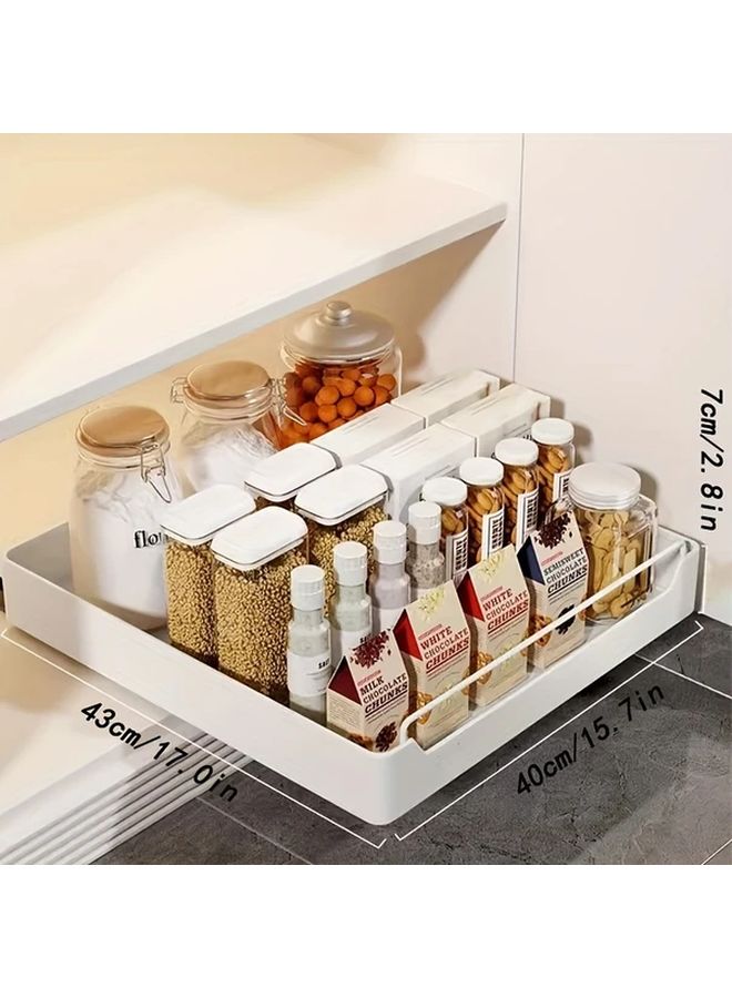 Size M Sliding Storage Rack Multi Functional Organizer For Kitchen Bedroom - Image 2