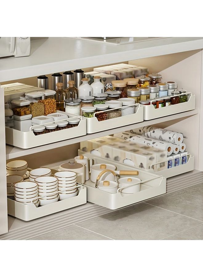 Size M Sliding Storage Rack Multi Functional Organizer For Kitchen Bedroom - Image 1