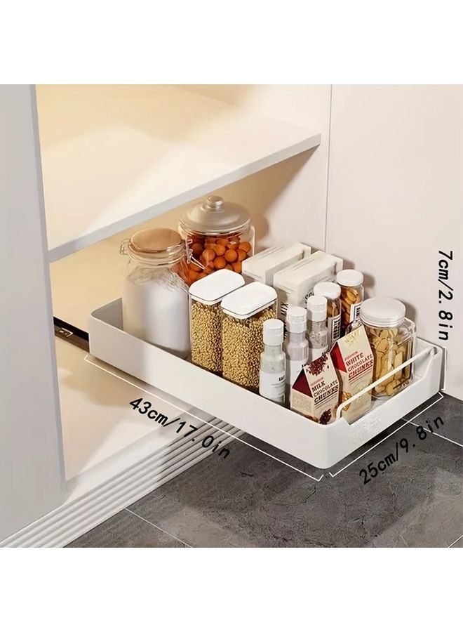 Size M Sliding Storage Rack Multi Functional Organizer For Kitchen Bedroom - Image 3