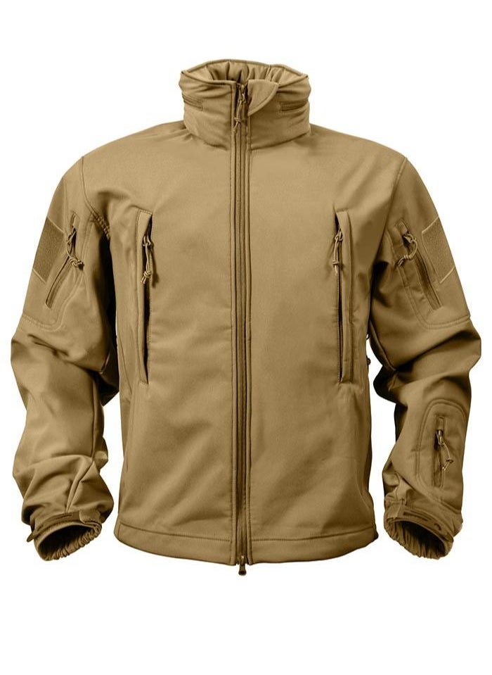 ROTHCO - Rothco Special Ops Tactical Soft Shell Jacket Coyote Brown - Image 1