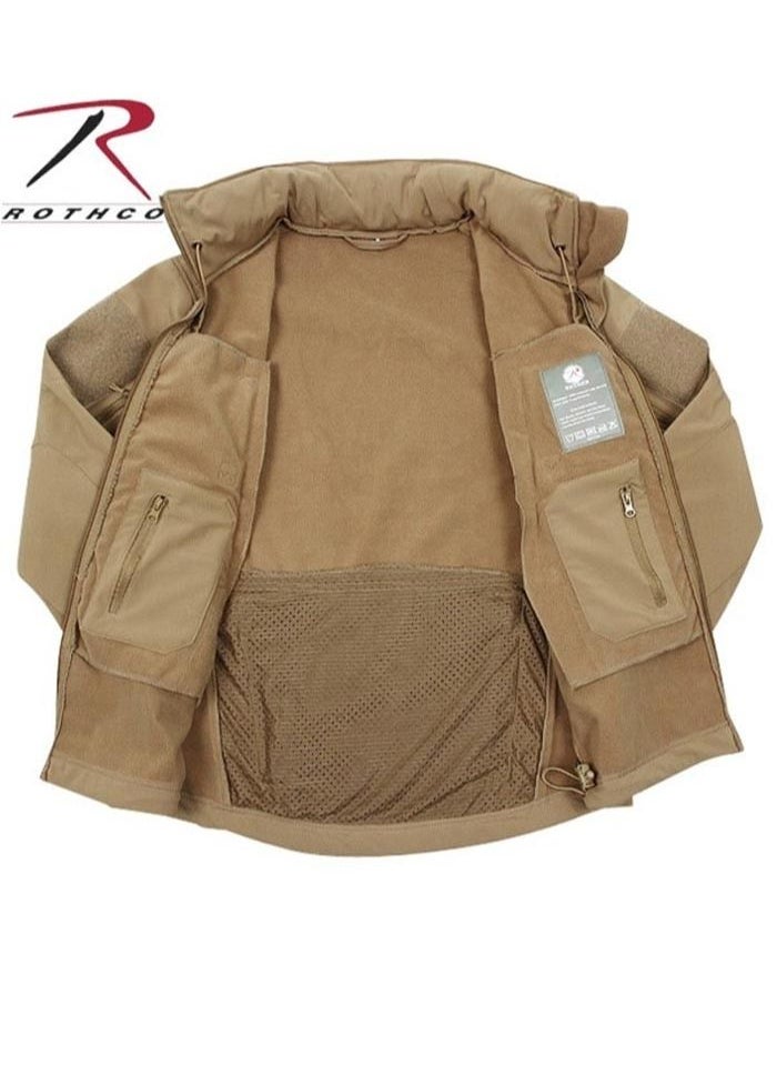 ROTHCO - Rothco Special Ops Tactical Soft Shell Jacket Coyote Brown - Image 1