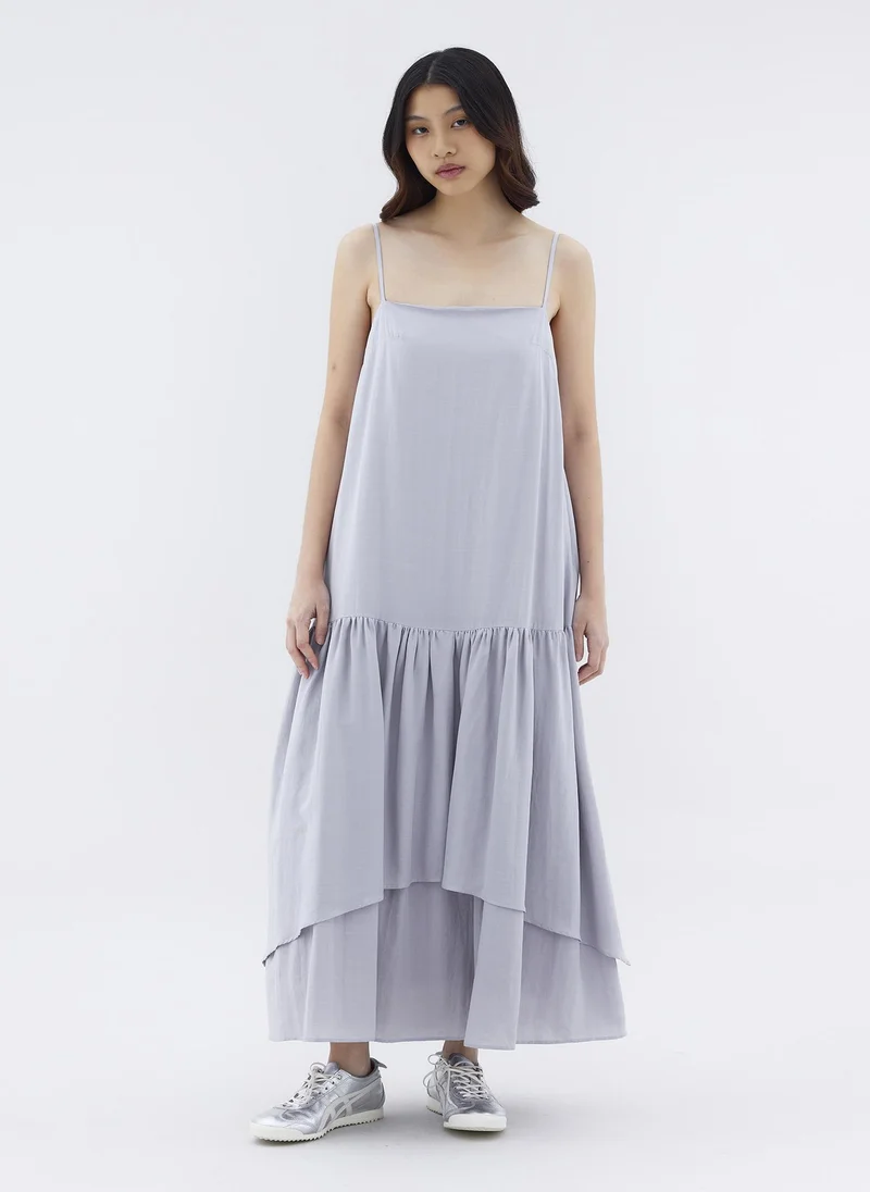 The Editor's Market Syphon Drop Waist Tier Dress