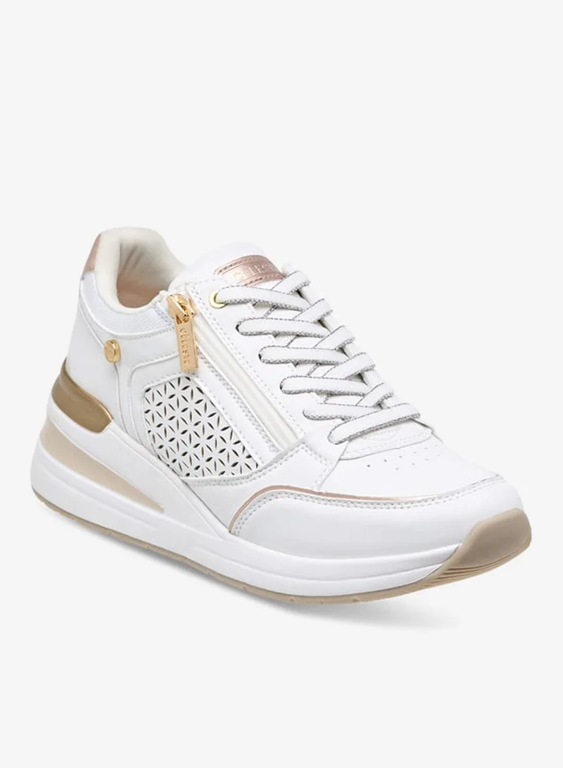 سيليست سنيكرز نسائي بأربطة وتفاصيل متباينة