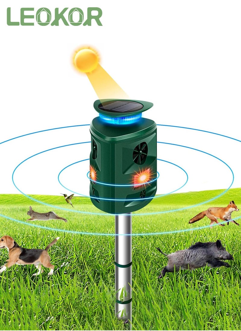 Ultrasonic Animal Repeller, 5 Modes Solar Animal Scarer,Outdoor Animal Deterrent Device with LED Flashing Light, Motion Sensor and Waterproof Device - pzsku/Z31906A69251C22C3F609Z/45/_/1705919950/2f85efbf-c087-4fc1-99b2-d22fd30ec0ee