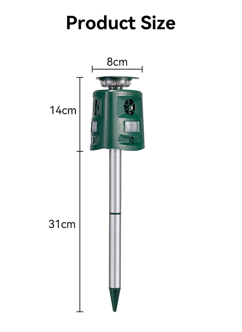 Ultrasonic Animal Repeller, 5 Modes Solar Animal Scarer,Outdoor Animal Deterrent Device with LED Flashing Light, Motion Sensor and Waterproof Device - pzsku/Z31906A69251C22C3F609Z/45/_/1705919951/b12367d7-2dbb-4c72-b781-4d4778a08347