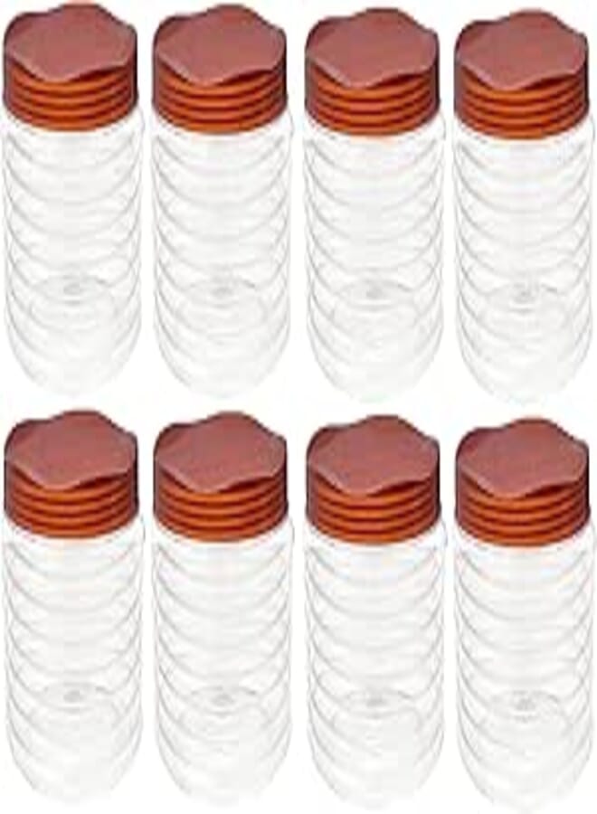 Winner Plast Spice Jar Set - 8 Pieces, Brown