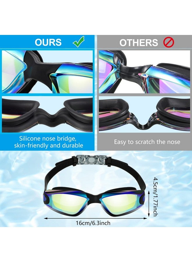 Flutesan 6 Pcs Swim Goggles Swimming Equipment Swimming Goggles Sport Swimming Goggles For Women Men Adult Youth (Bright Color) - Image 5