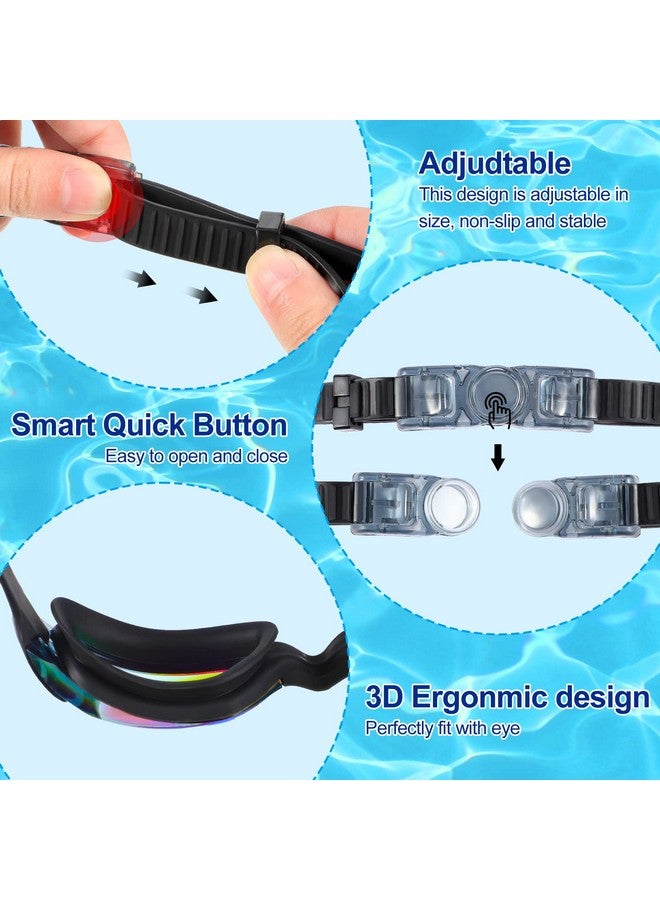 Flutesan 6 Pcs Swim Goggles Swimming Equipment Swimming Goggles Sport Swimming Goggles For Women Men Adult Youth (Bright Color) - Image 4