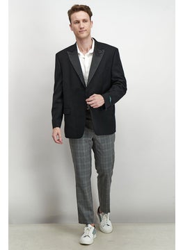 Lauren by Ralph Lauren Men Classic Fit Ultra Flex Suit Jacket, Black  - Image 2