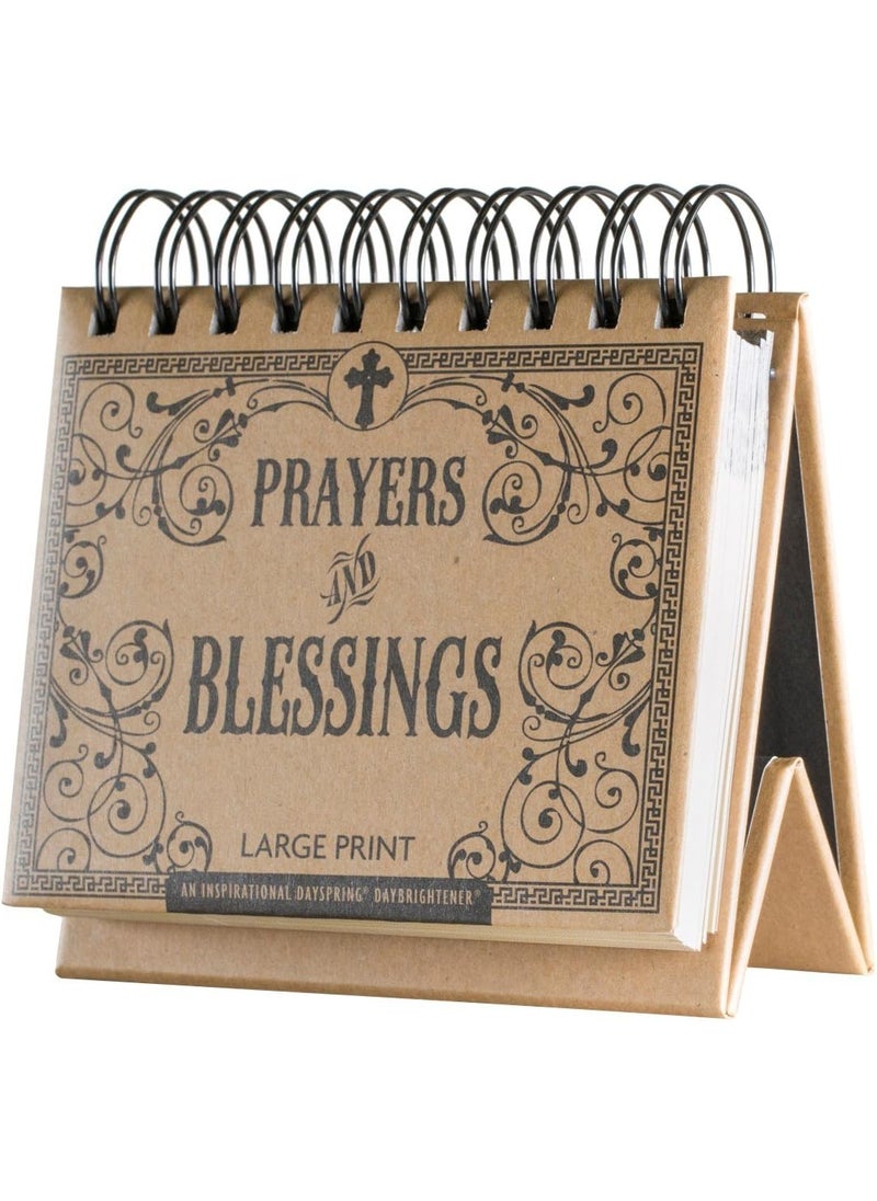 Dayspring DaySpring  Prayers and Blessings  Large Print  An Inspirational DaySpring DayBrightener  Perpetual Calendar  - Image 1