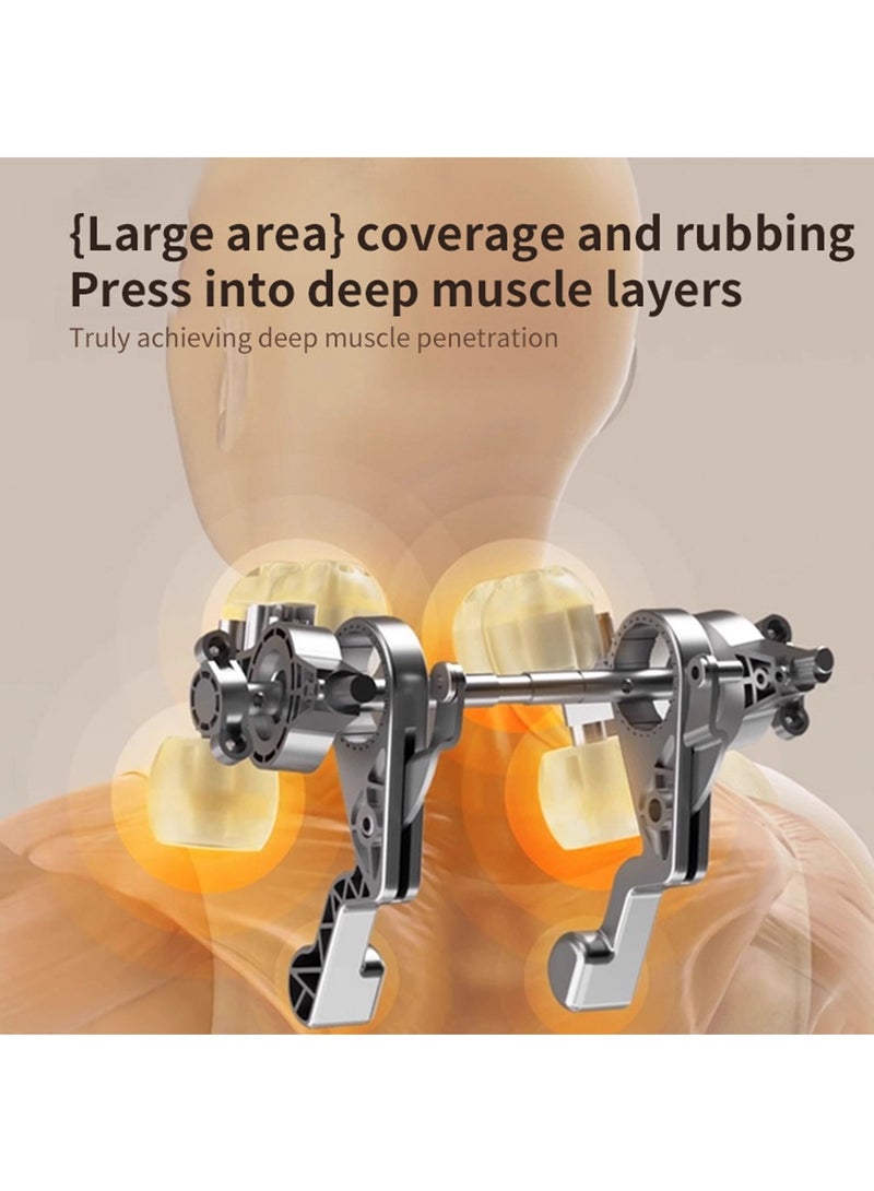 Loquat Neck and Shoulder Massager Wireless Electric Air Compress Kneading Multifunctional Back Massager Shawl Massaging Muscle Relaxing - Image 3