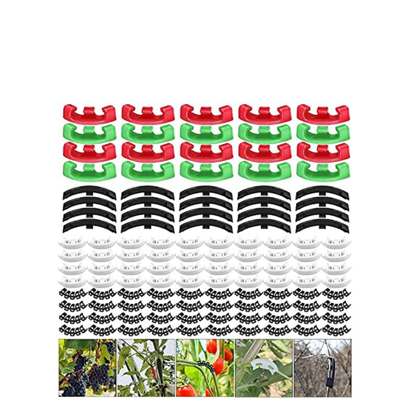 Zikra 90 Degree Plant Clips Branches Clips Control The Growth of Plants Branches Clamps for Low Stress Planting Clip (150 Pieces) - Image 1